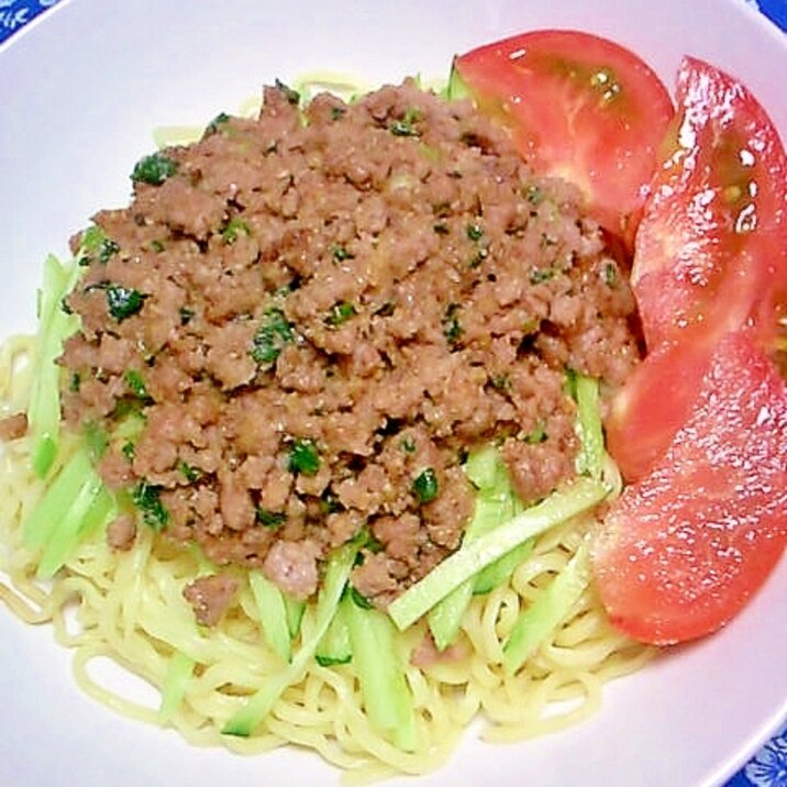 普通の冷やし中華に飽きたら 肉味噌麺